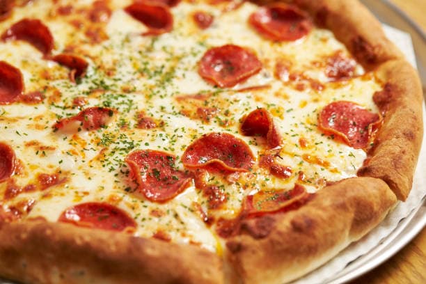 Beef Pepperoni Pizza